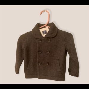 Janie and Jack baby boy Gray Cardigan size 3-6 months